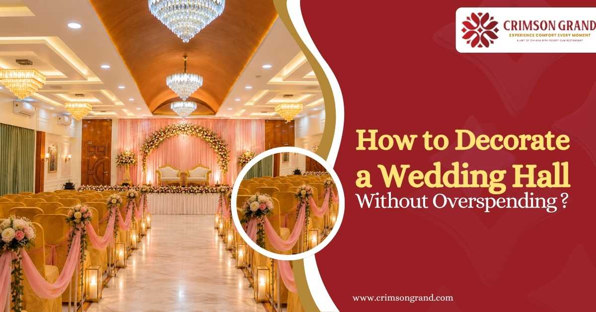How to decorate a wedding hall without overspending?