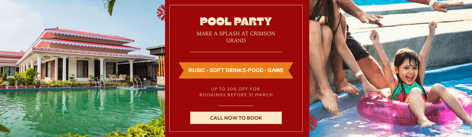 Pool Party at Crimson Grand